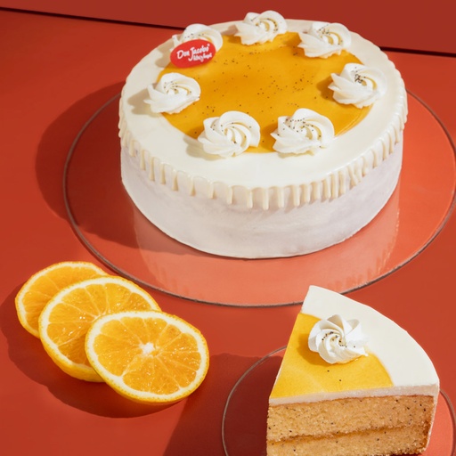 TORTA NARANJA Y AMAPOLA desde
